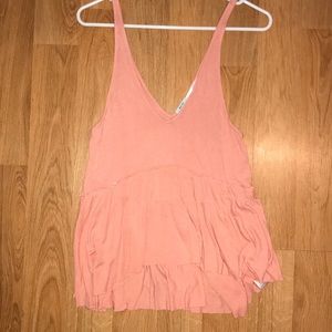 Light Pink/Peach Flowy Kimchi Blue Tank